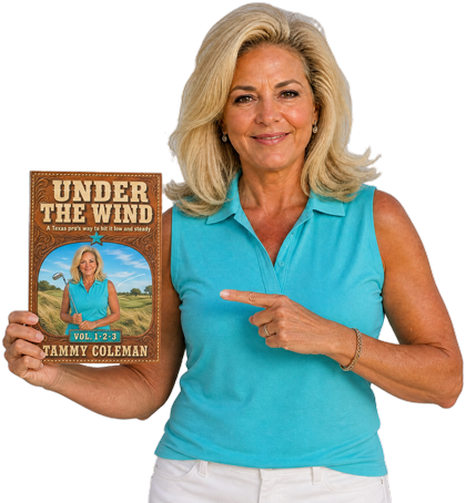 Tammy Coleman holding Under the Wind